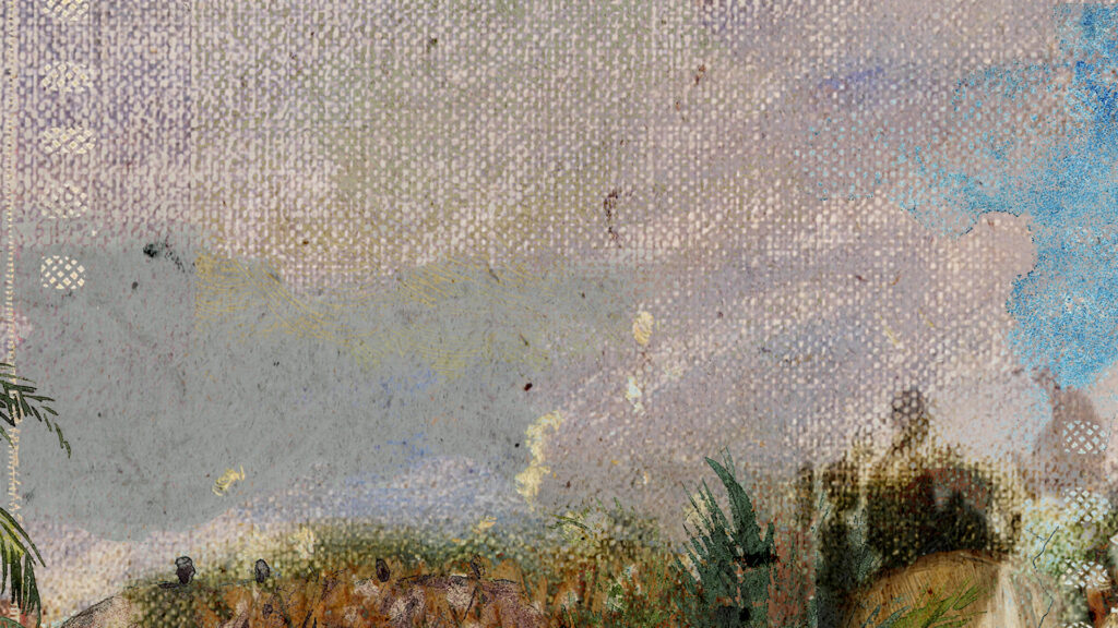 Textura de fundo, produzida para o projeto Vissungos: Dos cantos para as cordas